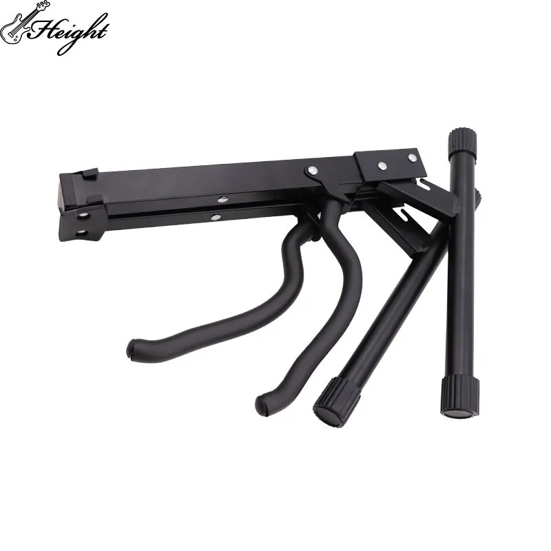 Customizable Wholesale Adjustable Guitar Stand Black Steel With EVA Foam Cover 10pcs/ctn high quality